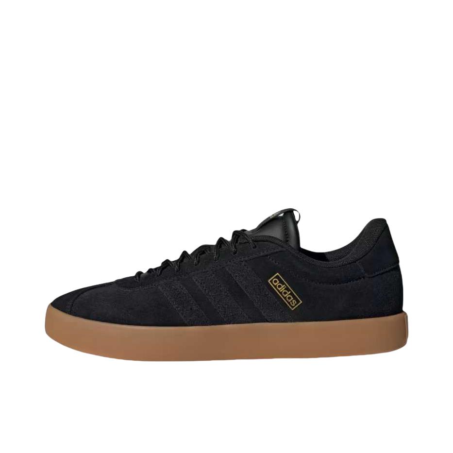 推荐商品：adidas VL Court 3.0 板鞋 T头鞋 德训鞋 舒适百搭防滑耐磨运动休闲贴合支撑圆头 墨黑色