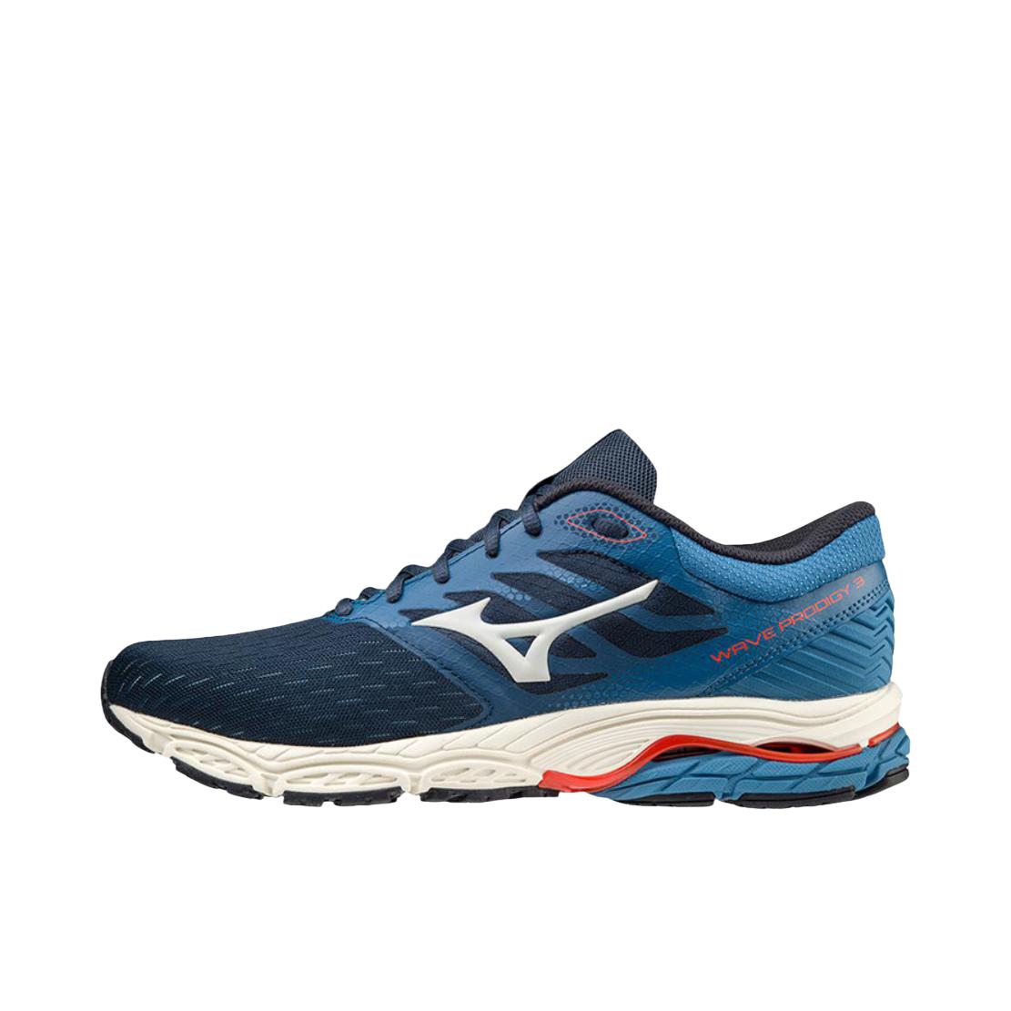 推荐商品：Mizuno/美津浓 Wave Prodigy 3 防滑 耐磨 透气 稳定支撑 运动 跑鞋 蓝色/白色