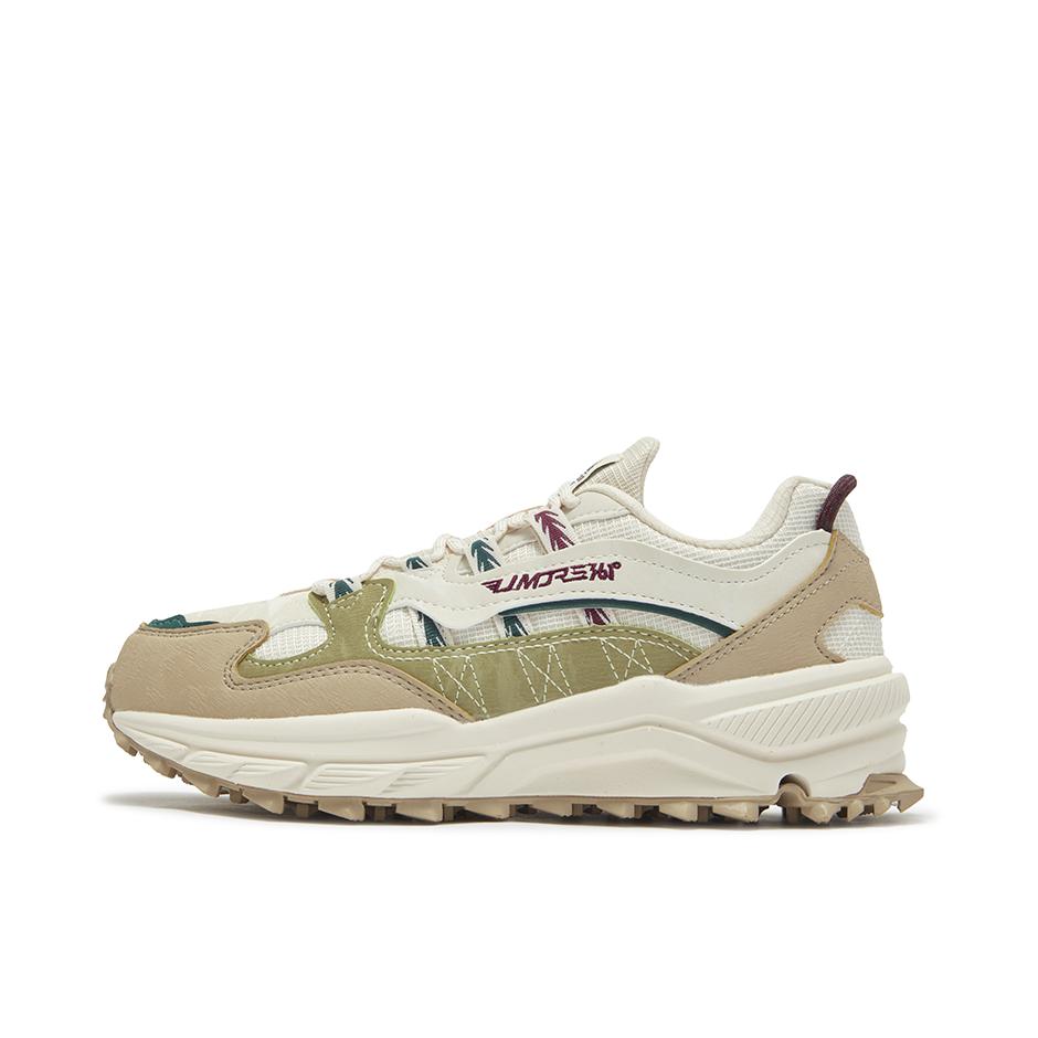 推荐商品：361度 网面 防滑 耐磨 时尚 登山鞋 582513306 女款/莲子白/茶梗绿