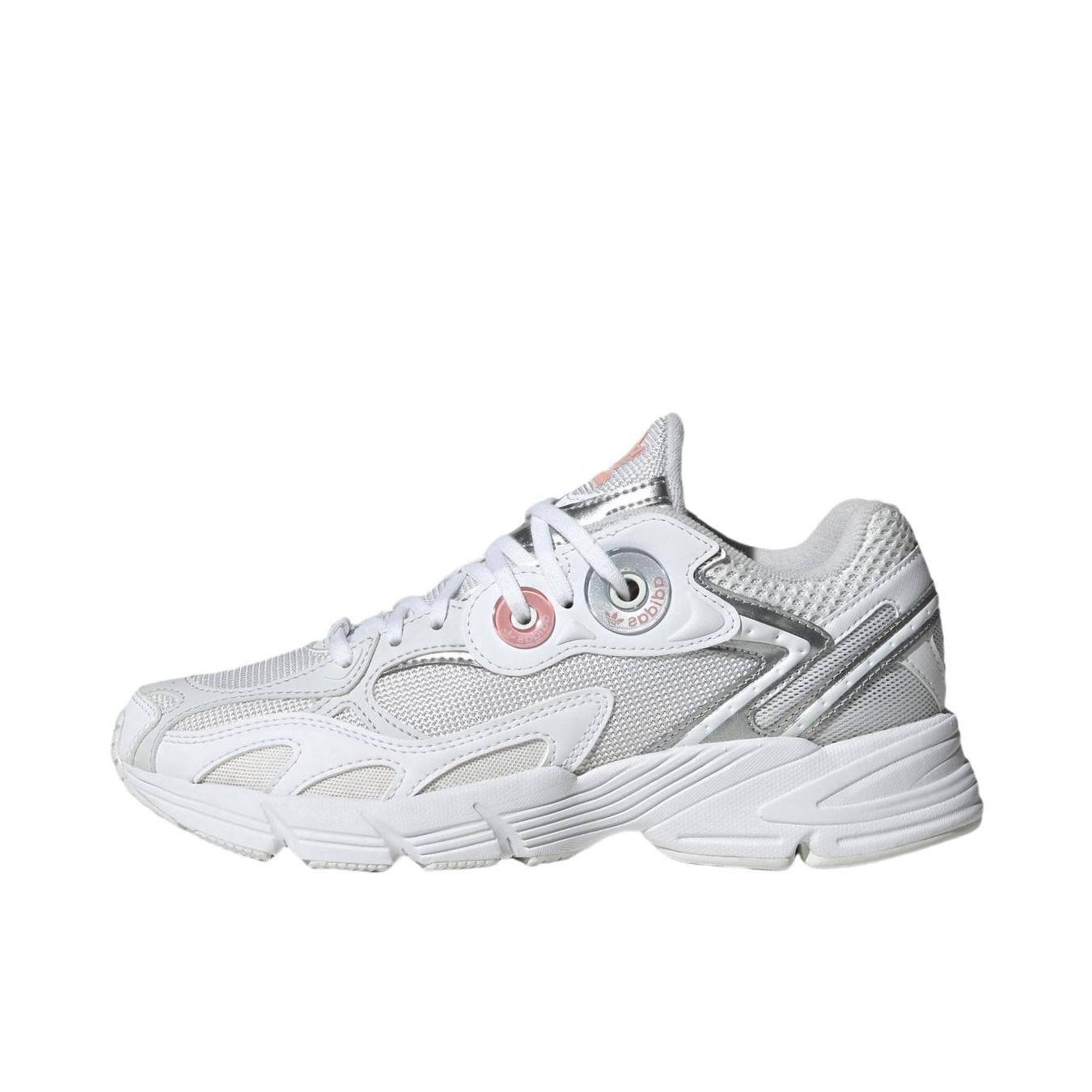 推荐商品：【jennie同款】adidas Originals Astir 防滑耐磨 网面透气 舒适 复古 运动休闲鞋 白色/奇迹紫粉