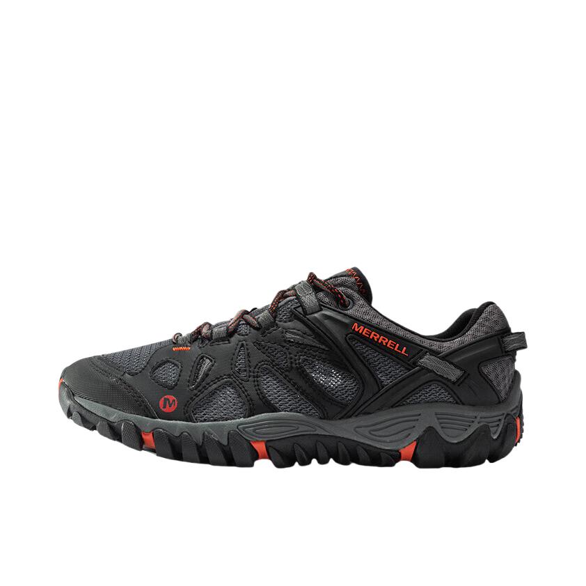 推荐商品：Merrell/迈乐 All Out Blaze 耐磨防滑 网布 织物 抓地 防水 涉水 运动透气 户外鞋 溯溪鞋 黑色/红色