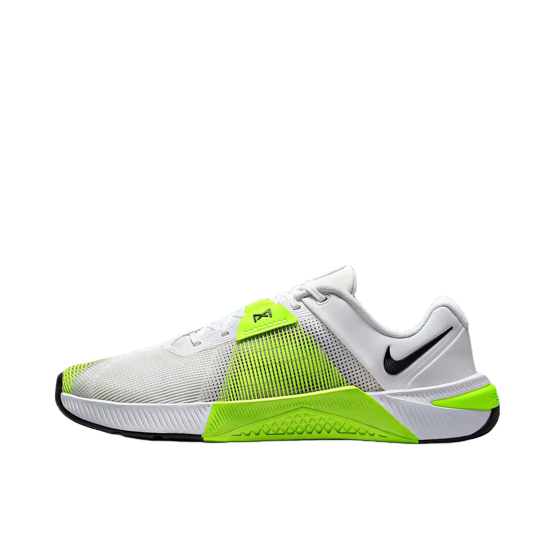 推荐商品：Nike Metcon 10 训练鞋 柔软厚底圆头 白色/黄色