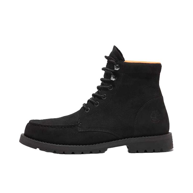 推荐商品：Timberland/添柏岚 防水 潮流复古 防滑耐磨 短筒 皮革 工装风 踢不烂 马丁靴 A2EE3 纯黑色