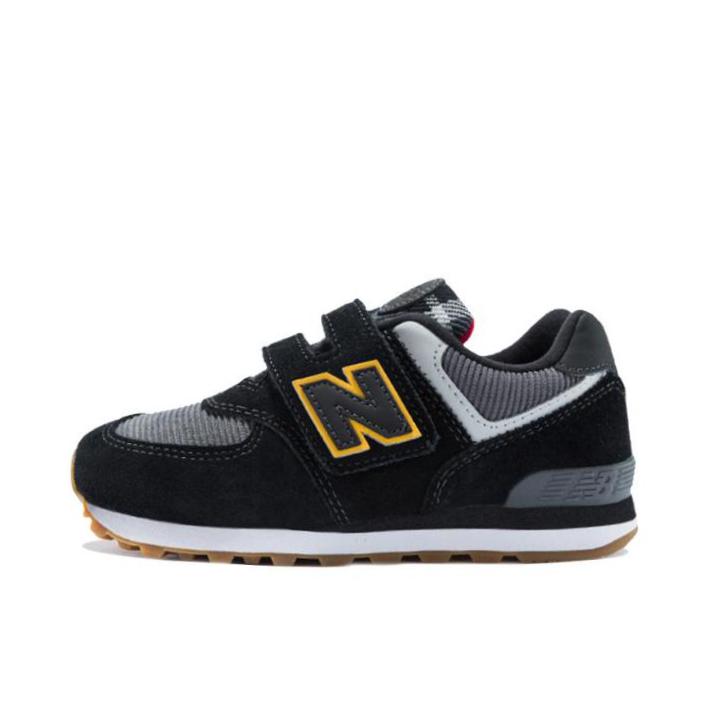 推荐商品：New Balance 574 运动休闲鞋 阿甘鞋 经典复古防滑耐磨缓震舒适透气时尚百搭轻便 W宽/大童/黑色/灰色/黄色