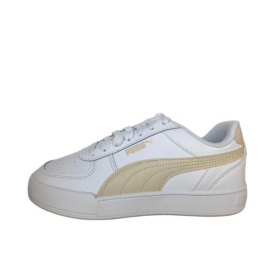 推荐商品：Puma/彪马 Caven Dime 小白鞋 板鞋 缓震回弹防滑耐磨轻便透气舒适百搭复古薄底美式流光风 白色/黄色