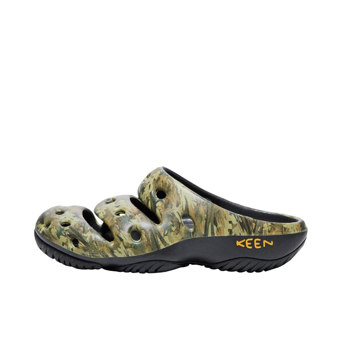 推荐商品：KEEN Yo Gui 防滑透气 外穿 洞洞鞋 1022261 黑色/绿色