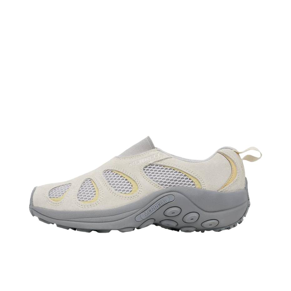 推荐商品：Merrell/迈乐 Jungle Moc Evo Vent 1TRL 运动休闲鞋 防滑耐磨低帮橡胶 米色/灰色 