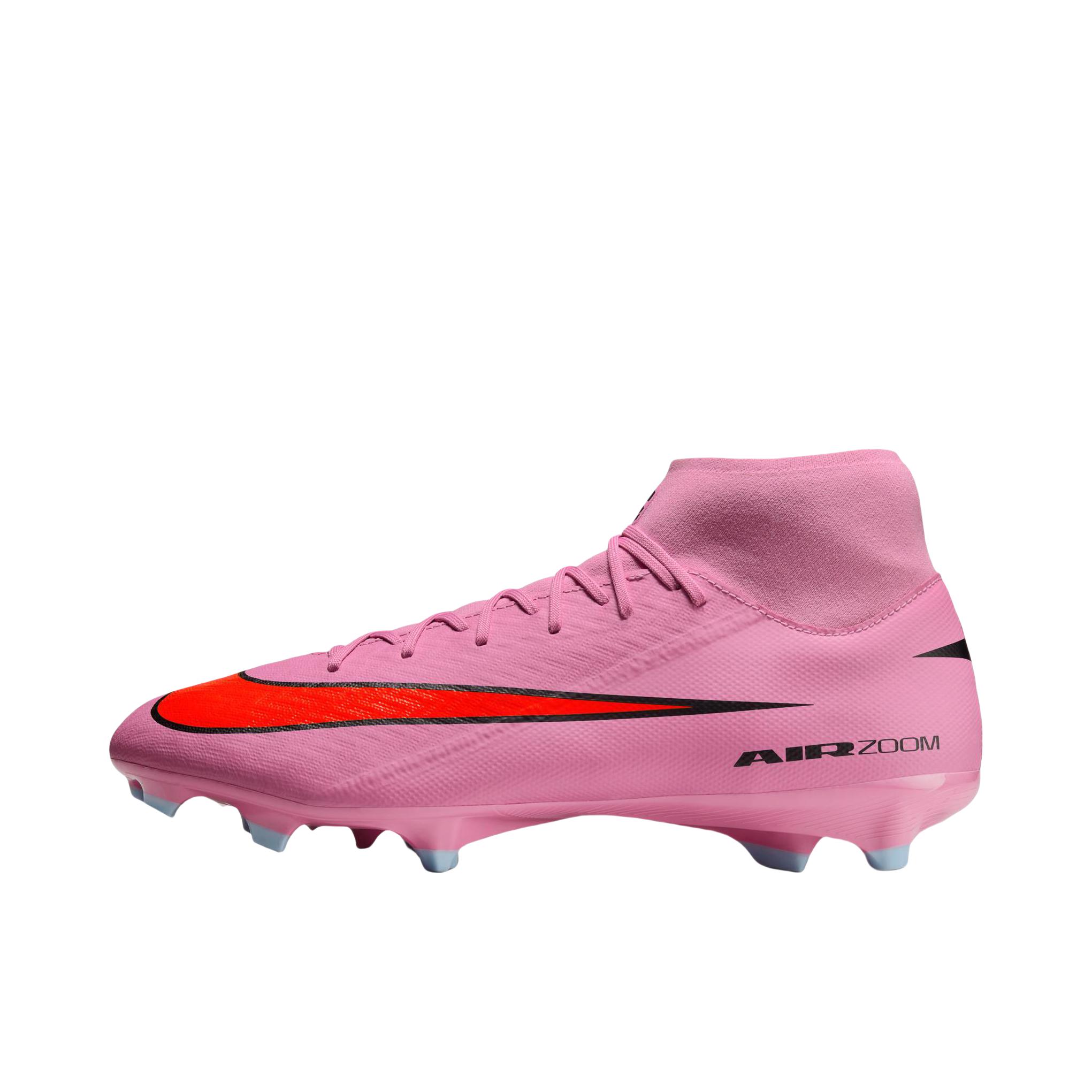 推荐商品：Nike Mercurial Superfly 10 Elite FG 足球鞋 胶质长钉多场地缓震 粉色