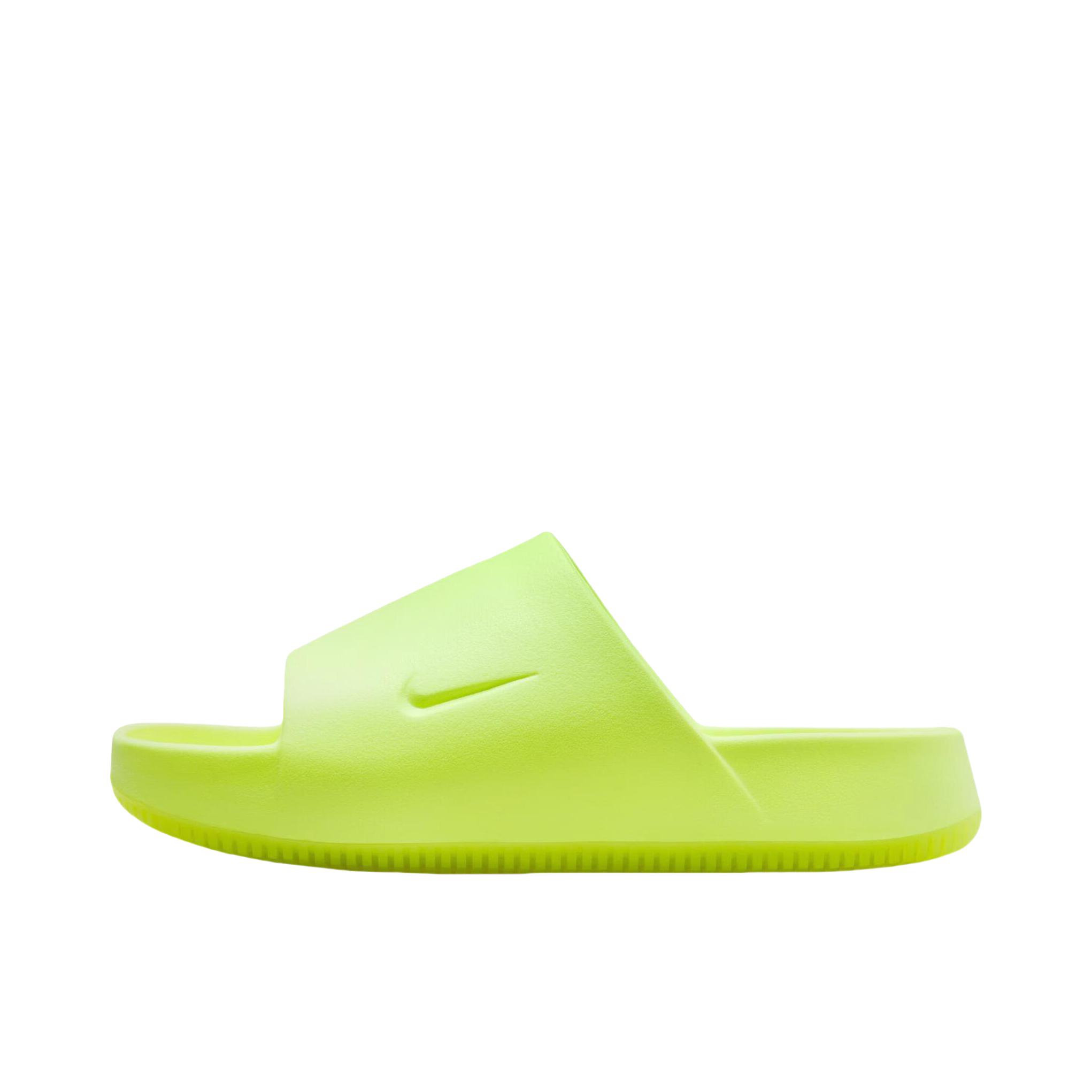 推荐商品：Nike Calm Slide 抓地 防滑耐磨 回弹 增高 防水 一字 拖鞋 全绿色 