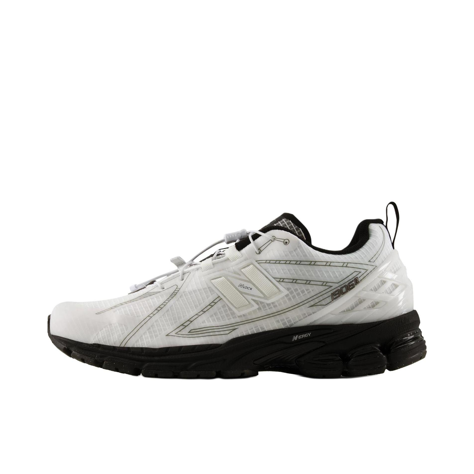 推荐商品：New Balance 1906R 跑鞋 网面透气防滑耐磨轻便复古防水运动贴合 D宽/白色/黑色