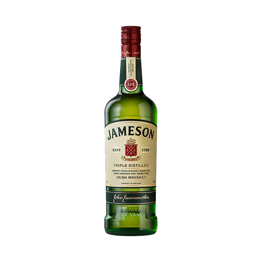 推荐商品：Jameson/尊美醇 调和威士忌 500ml 40%vol 裸瓶装 酒吧原瓶