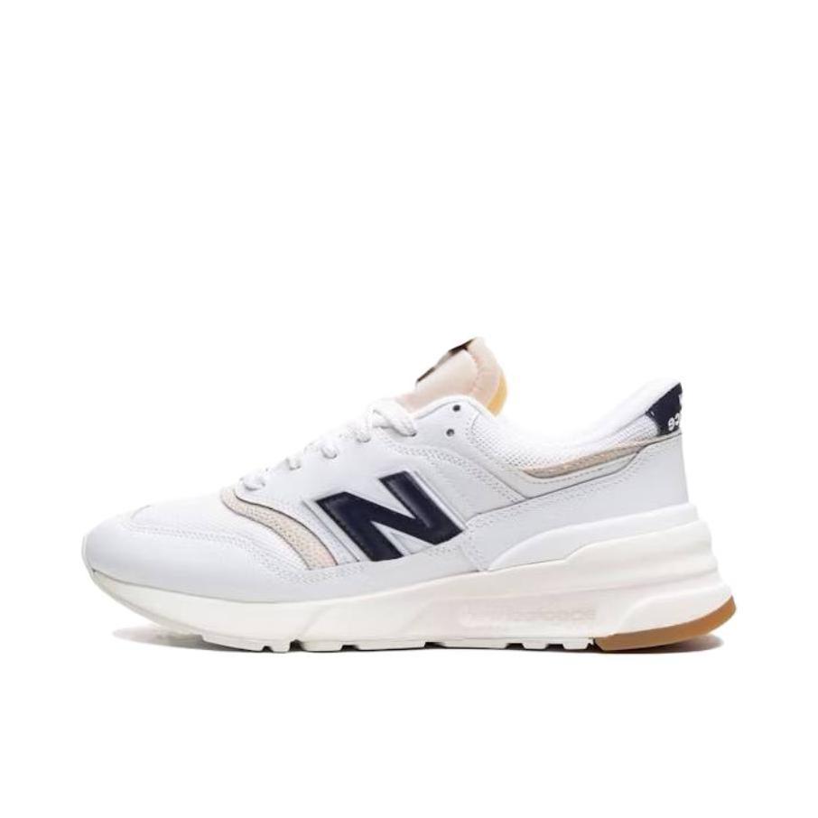 推荐商品：New Balance 997 时尚复古 防滑耐磨 透气舒适 运动休闲鞋 D宽/白色/米色