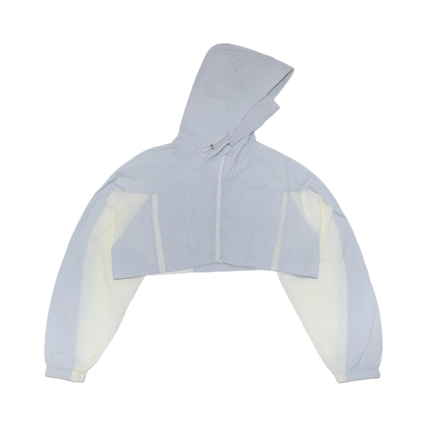 推荐商品：APOGE3 透气短款轻薄长袖防晒衣 APO25008 浅灰