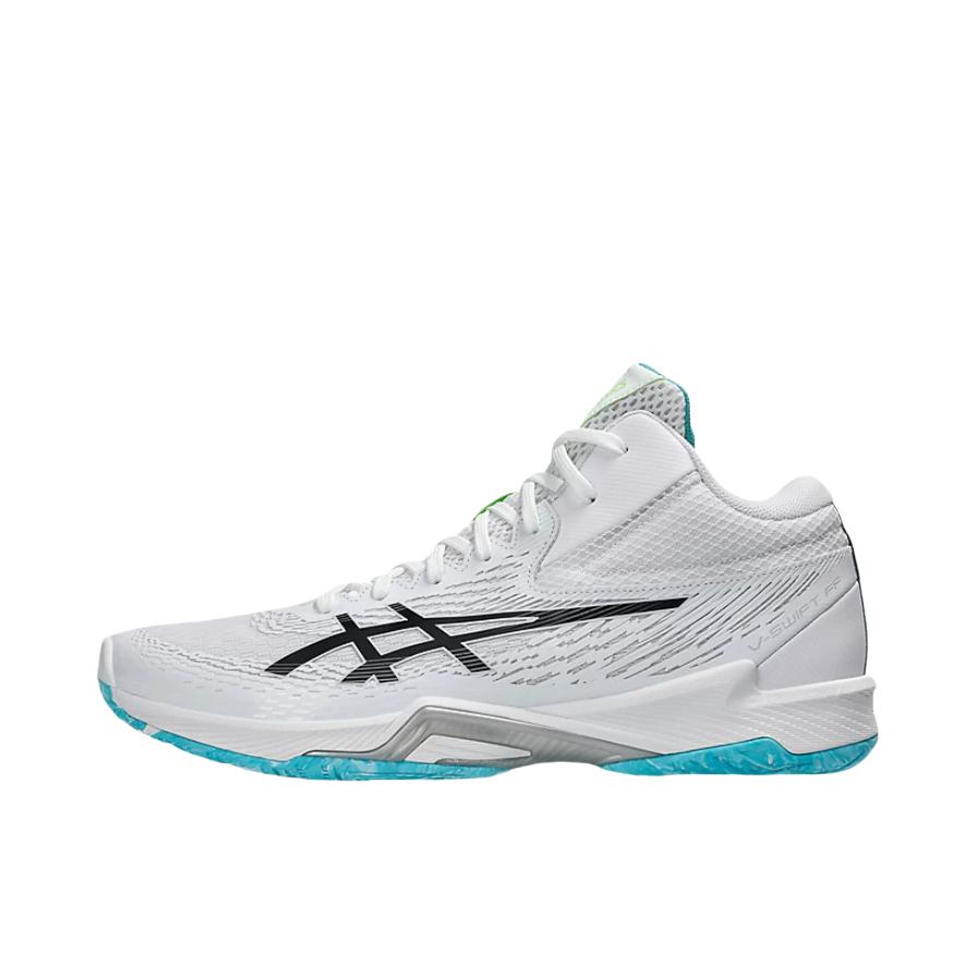 推荐商品：Asics/亚瑟士 V-SWIFT FF4 减震支撑 防滑耐磨 舒适百搭 排球鞋 白色/黑色