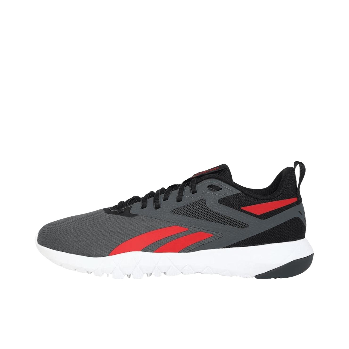推荐商品：Reebok/锐步 Flexagon Force 4 舒适轻便 防滑耐磨 体能 训练鞋 灰色/红色 