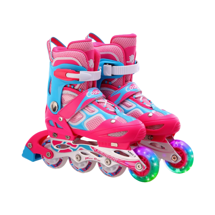 推荐商品：美洲狮 儿童 初学者 直排轮 MZS835LSG