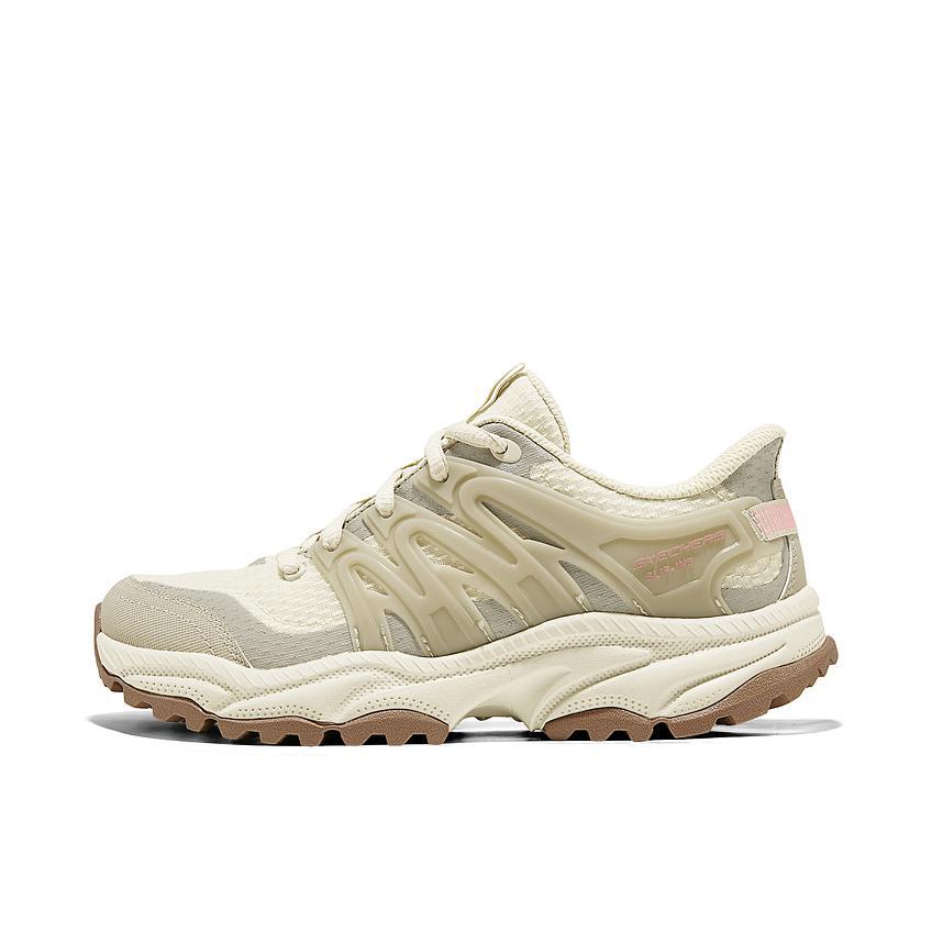 推荐商品：Skechers/斯凯奇 登山鞋 徒步鞋 户外鞋 一脚蹬越野闪穿科技 女款/沙黄色