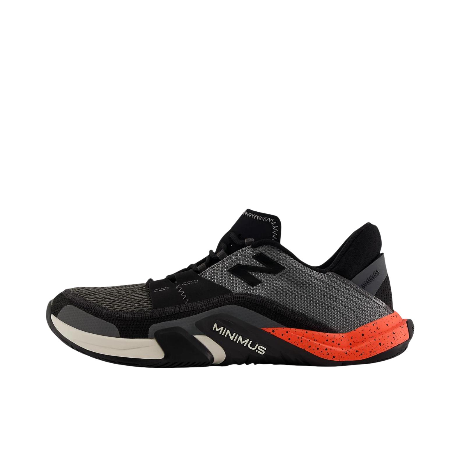 推荐商品：New Balance Minimus TR v2 防滑 低帮 平跟 圆头 训练鞋 D宽/黑色/红色
