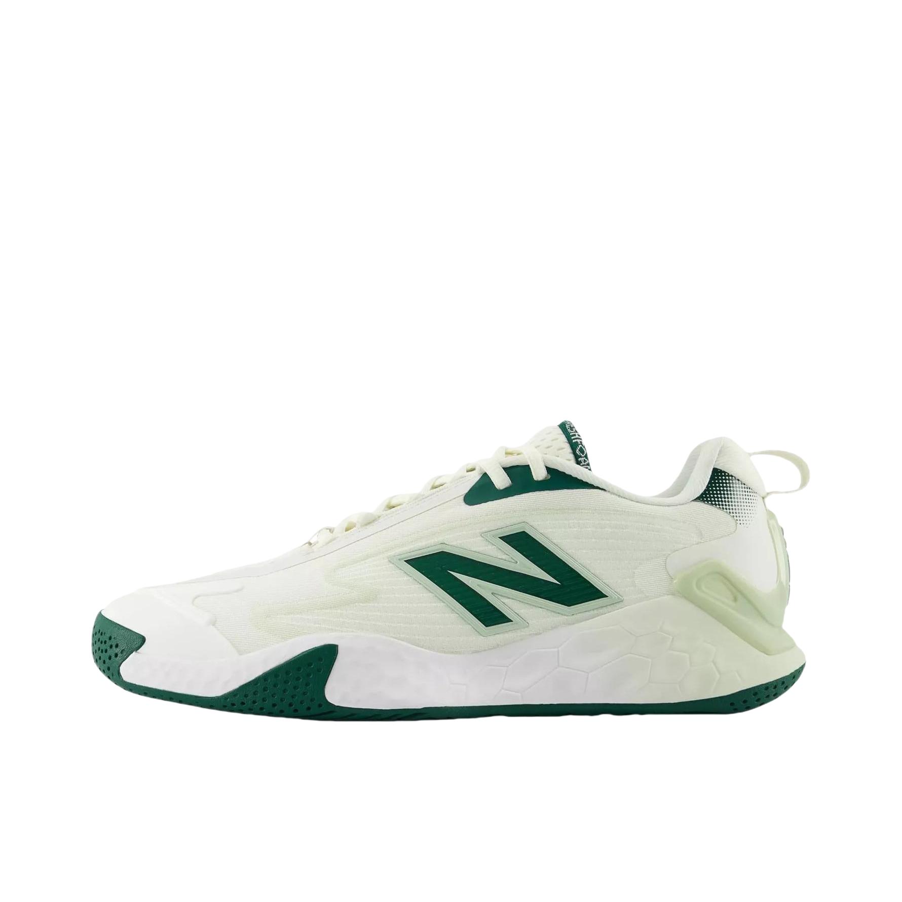 推荐商品：New Balance Fresh Foam X CT-Rally 柔软 防滑 耐磨 低帮 网球鞋 D宽/浅绿色