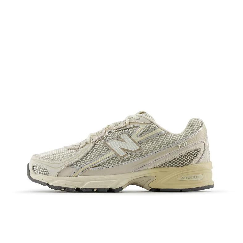 推荐商品：New Balance 740 跑鞋 增高防滑耐磨透气低帮系带拼接圆头千禧风贴合支撑耐穿 米色