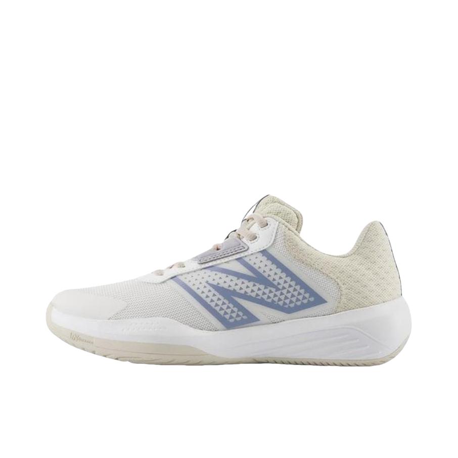推荐商品：New Balance 696 v6 舒适 防滑 耐磨 圆头 网球鞋 D宽/女款/米色/白色/蓝色