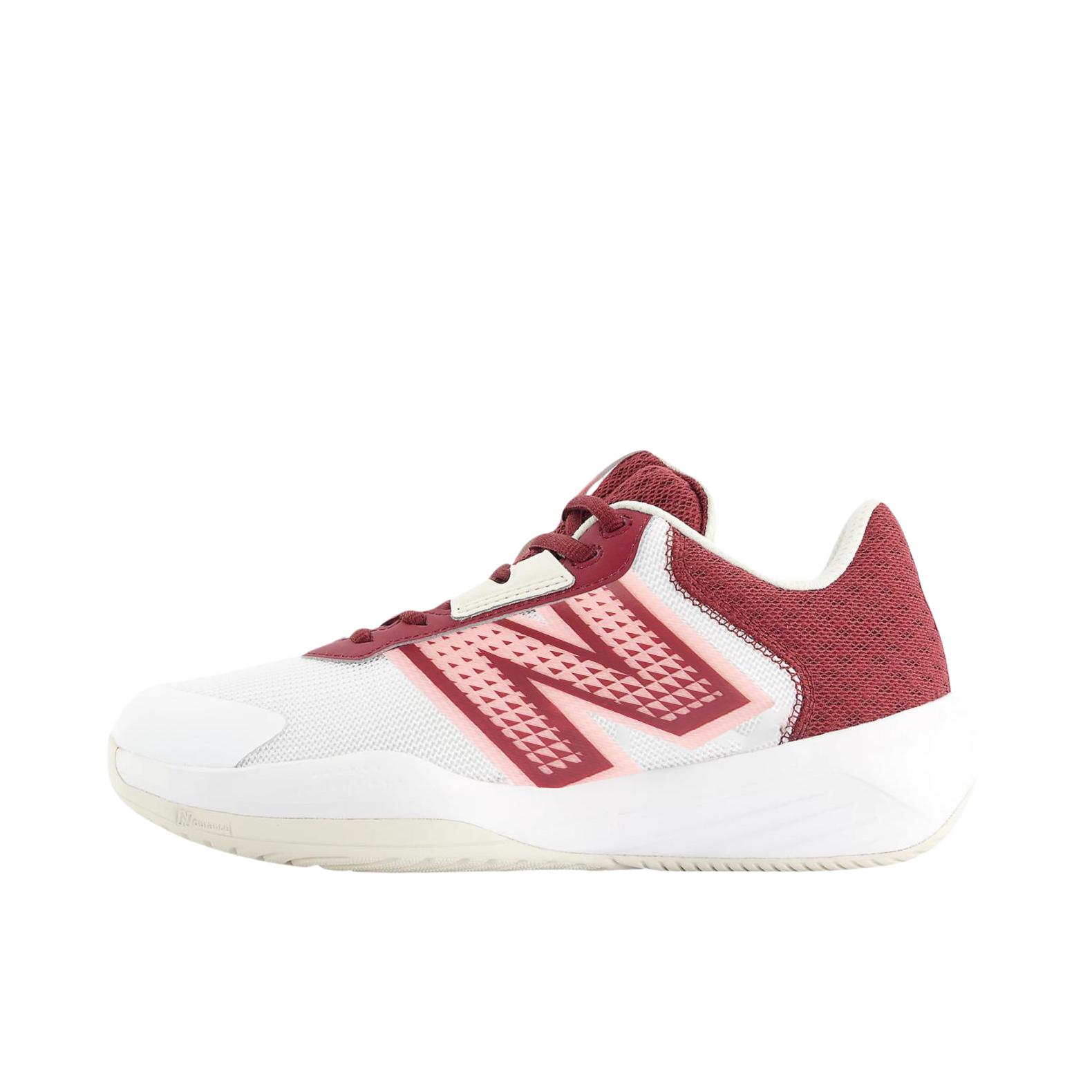 推荐商品：New Balance 696 v6 舒适 防滑 耐磨 圆头 网球鞋 B宽/女款/白色/红色