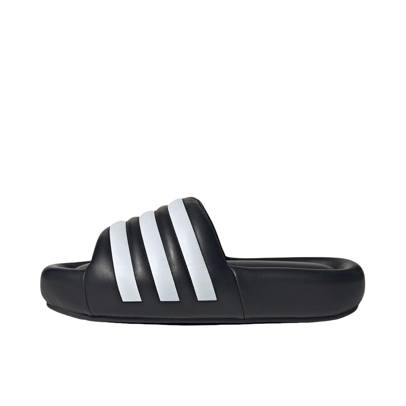推荐商品：adidas Originals ADILETTE 24 经典 一字 拖鞋 白色/黑色