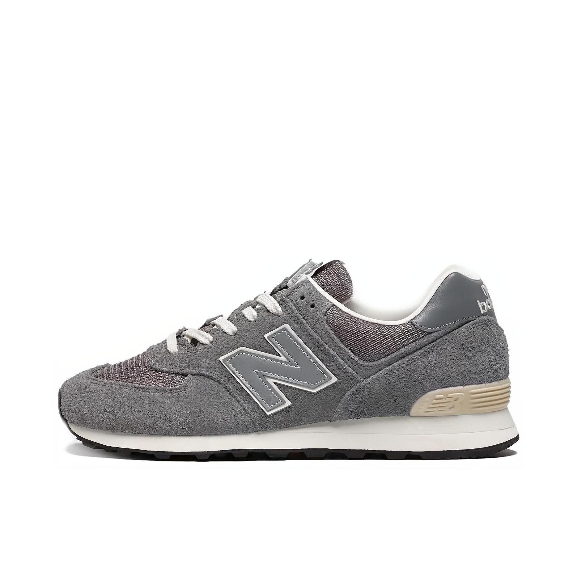 推荐商品：New Balance 574 运动休闲鞋 阿甘鞋 经典复古防滑耐磨缓震舒适透气时尚百搭轻便 Pottery联名/灰色/浅灰色