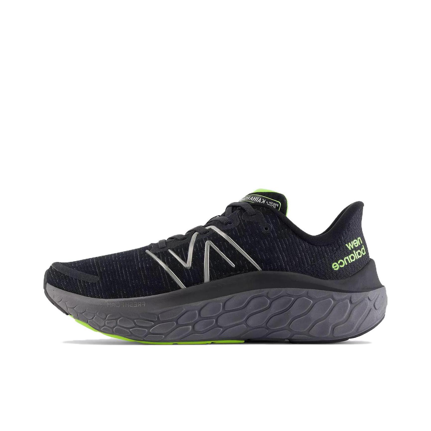 推荐商品：New Balance Fresh Foam Kaiha v1 跑鞋 耐用织物减震软底马拉松碳板 黑色/灰色/白色