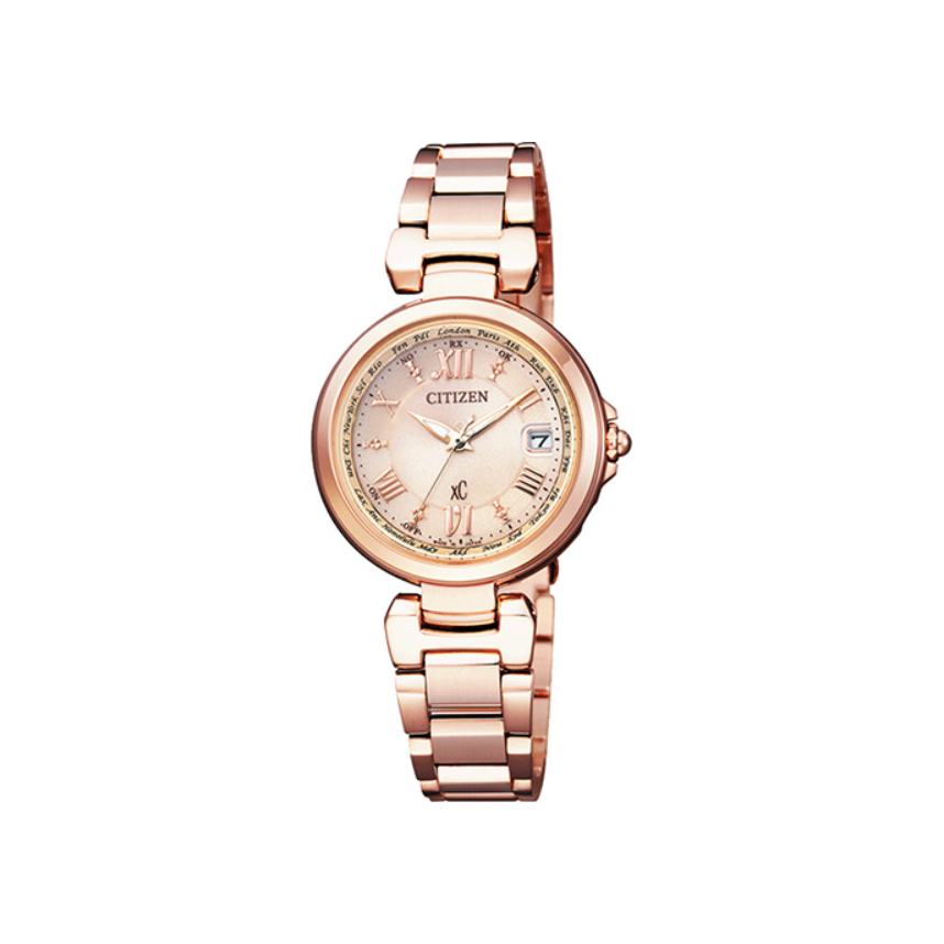Citizen/西铁城 电波系列 石英机芯-光能机芯 女表EC1032