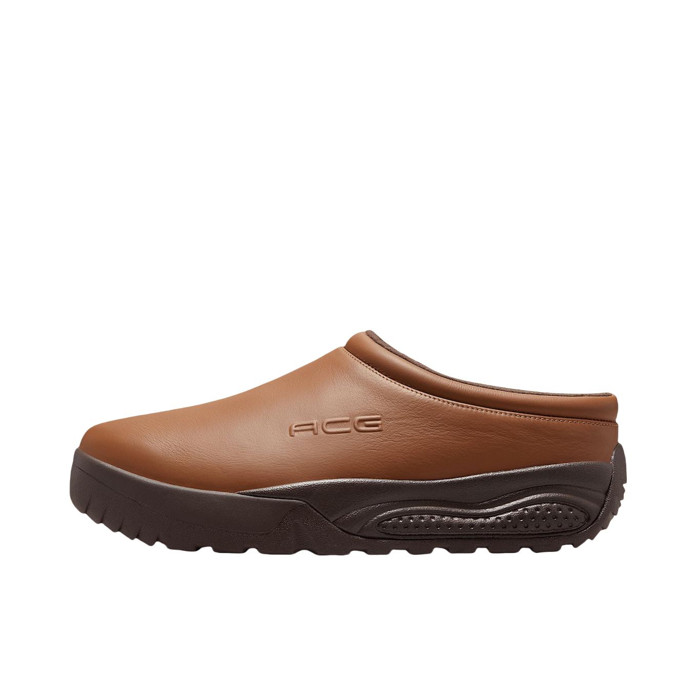 推荐商品：Nike ACG Rufus 舒适百搭 时尚 防滑耐磨 缓震透气 翻毛皮 一脚蹬 棉鞋 防水 户外功能鞋 棕色/黑色
