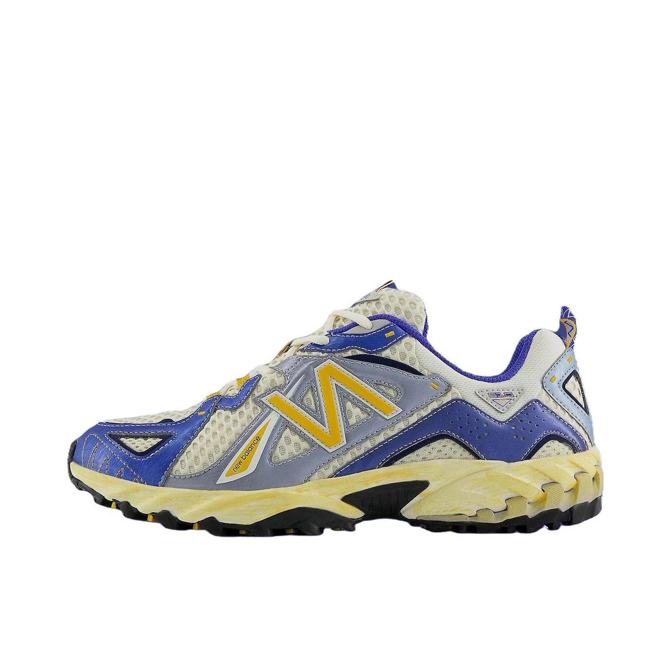 推荐商品：New Balance 610 v1 防滑耐磨 舒适透气 缓震 圆头 复古百搭 防水 运动休闲鞋 YESEYESEE联名/D宽/米色/蓝色