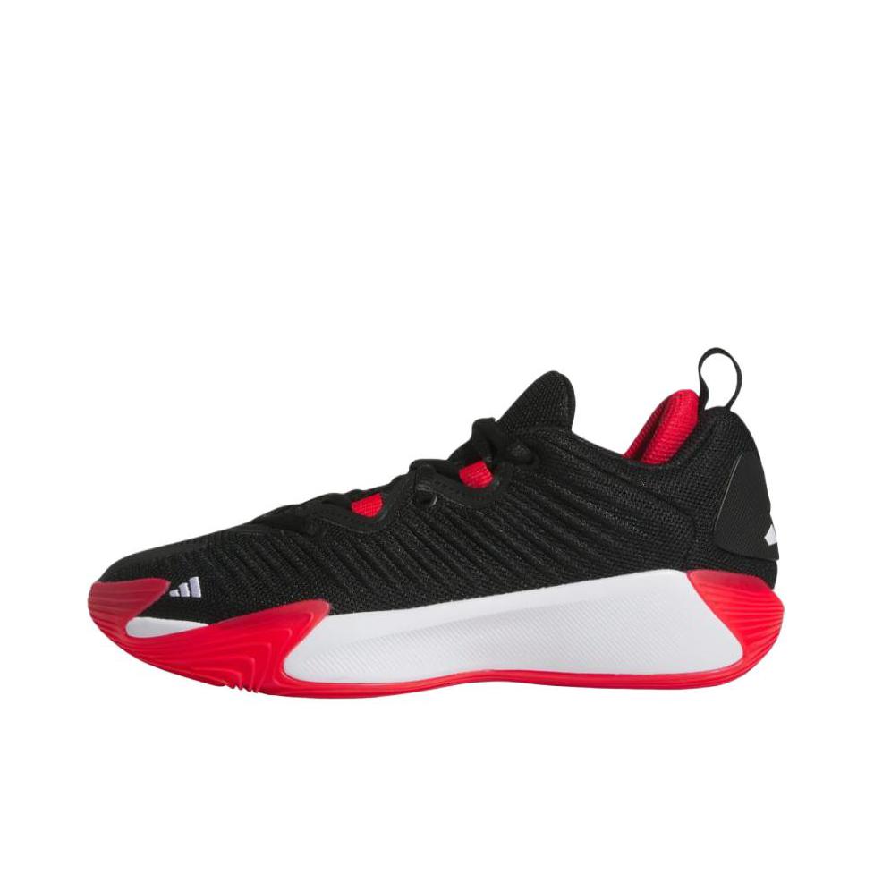 推荐商品：adidas INITIATION 篮球鞋 柔软减震防滑耐磨支撑回弹抓地耐穿 大童/黑色/红色