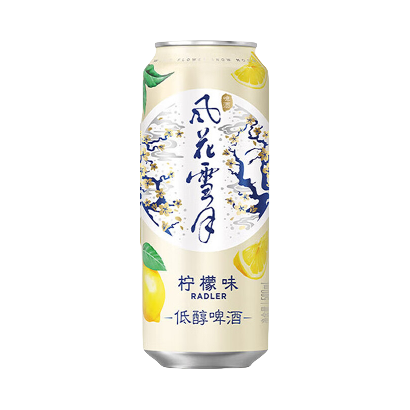 推荐商品：Carlsberg/嘉士伯 风花雪月 低醇 果味啤酒 柠檬味 500ml 9.4°P 罐装