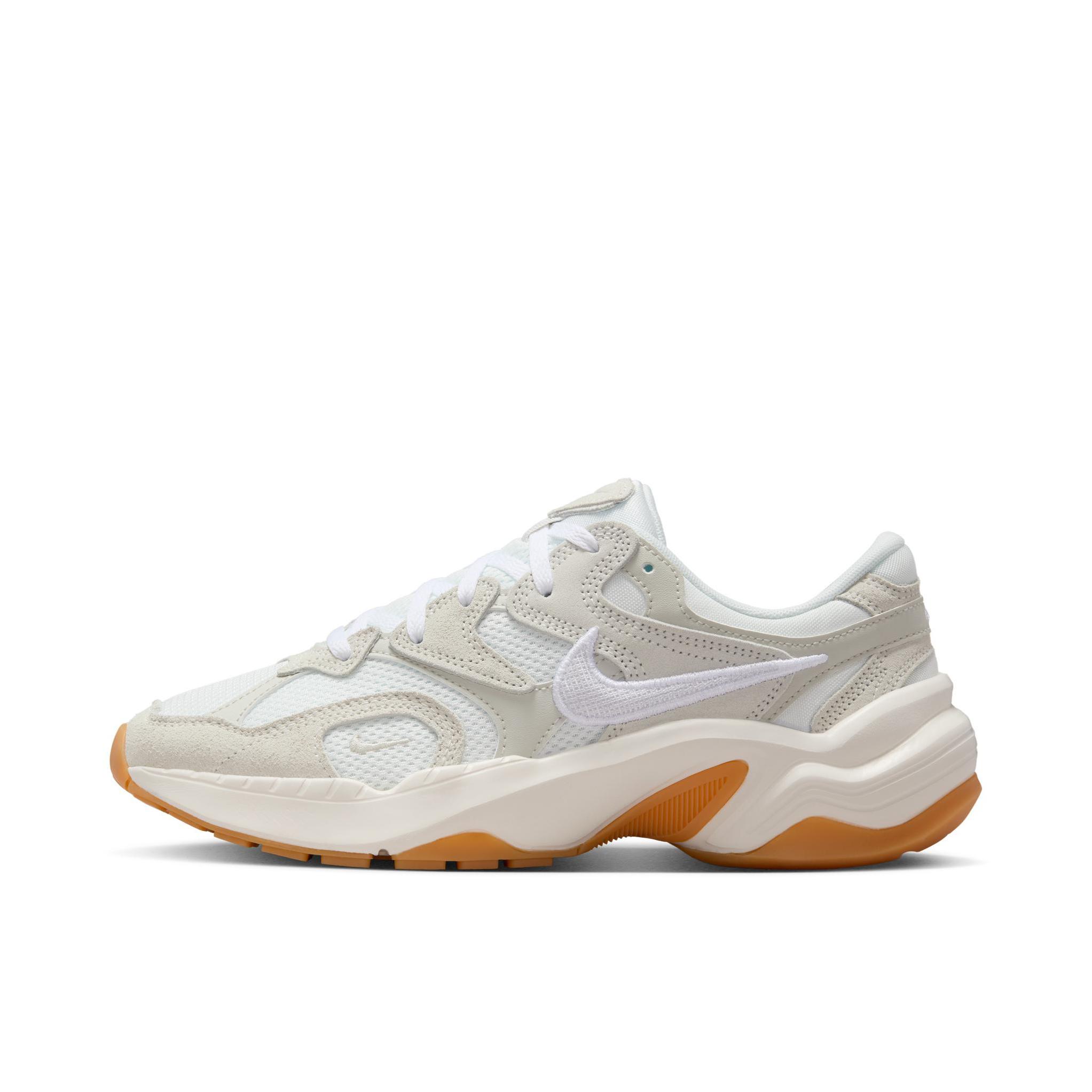 推荐商品：Nike AL8 跑鞋 减震防滑耐磨透气网布抓地舒适百搭简约复古轻便流光风 女款/山峰白/浅骨色