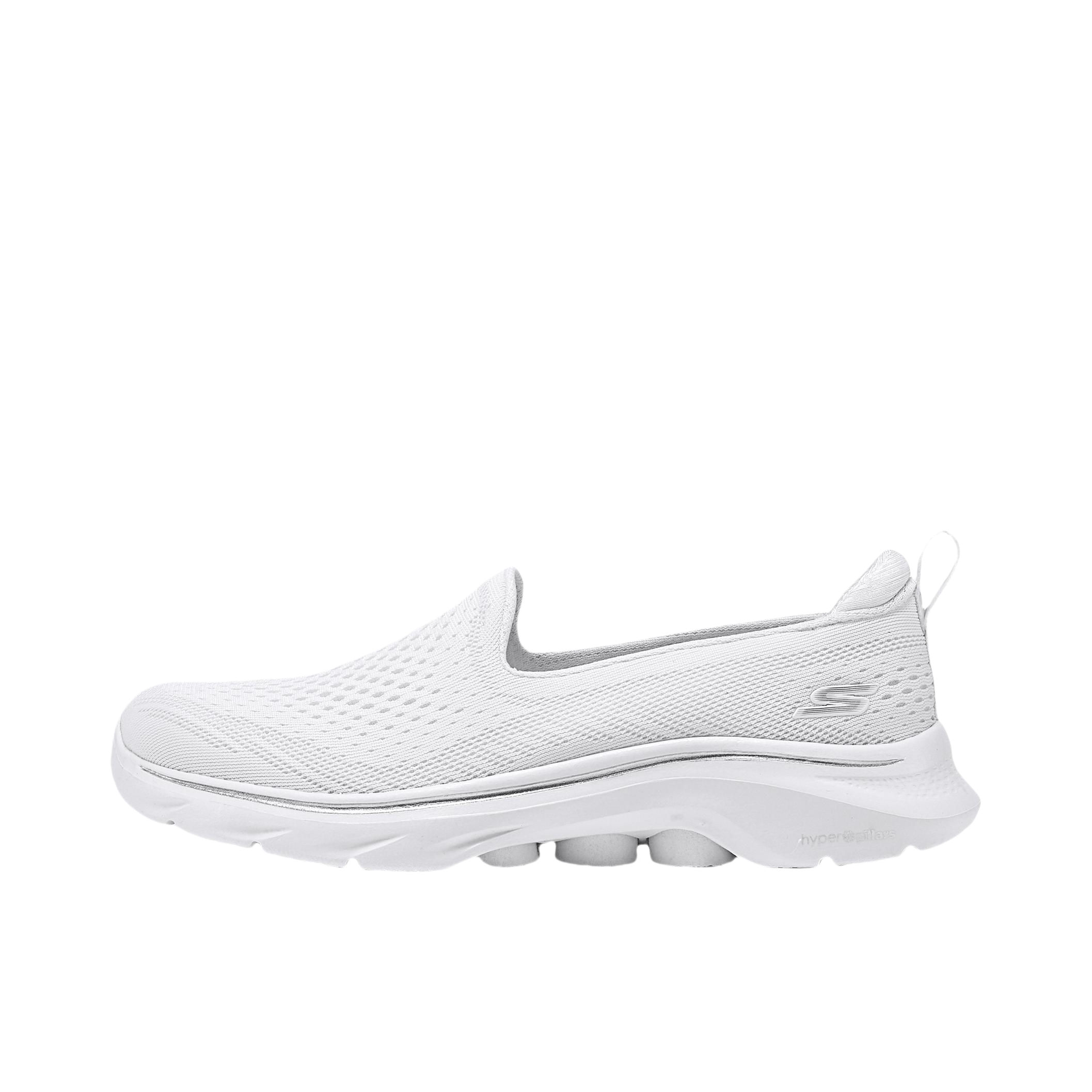 推荐商品：Skechers/斯凯奇 Go Walk 7 回弹缓震 网面透气 一脚蹬 运动休闲鞋 女款/白色