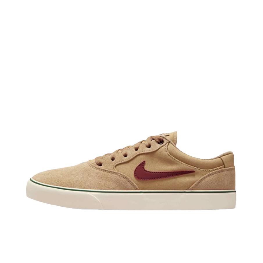 推荐商品：Nike SB Chron 2 薄底鞋 滑板鞋 板鞋 时尚百搭防滑耐磨缓震休闲 棕色/红色