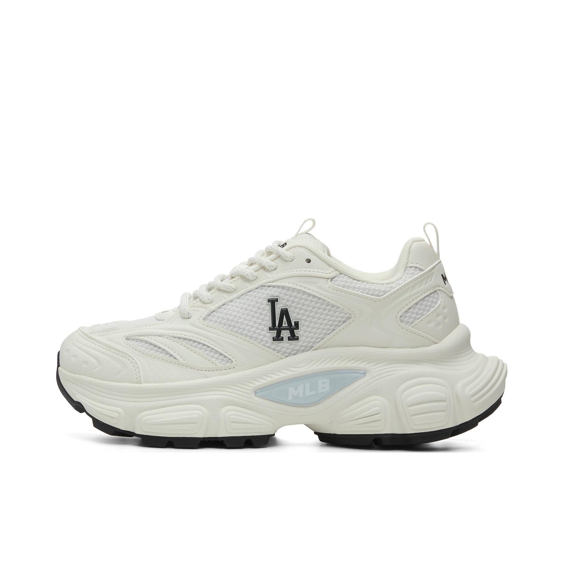 推荐商品：【虞书欣同款】 MLB官方 Winner Chunky 老爹鞋 合成革厚底增高街头舒适柔软百搭运动风 米白色