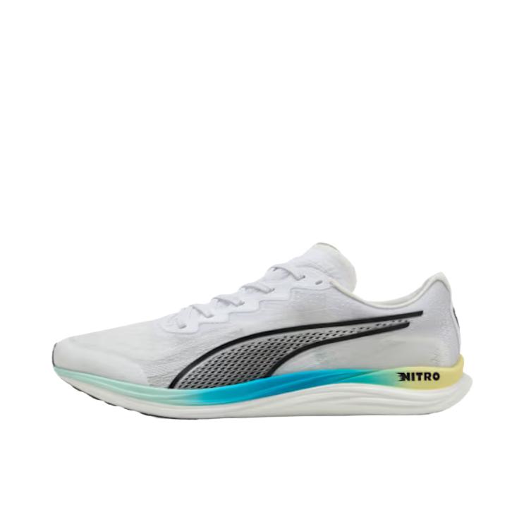 推荐商品：Puma/彪马 Propio Nitro 防滑 耐磨 低帮 休闲 跑鞋 白色/蓝色
