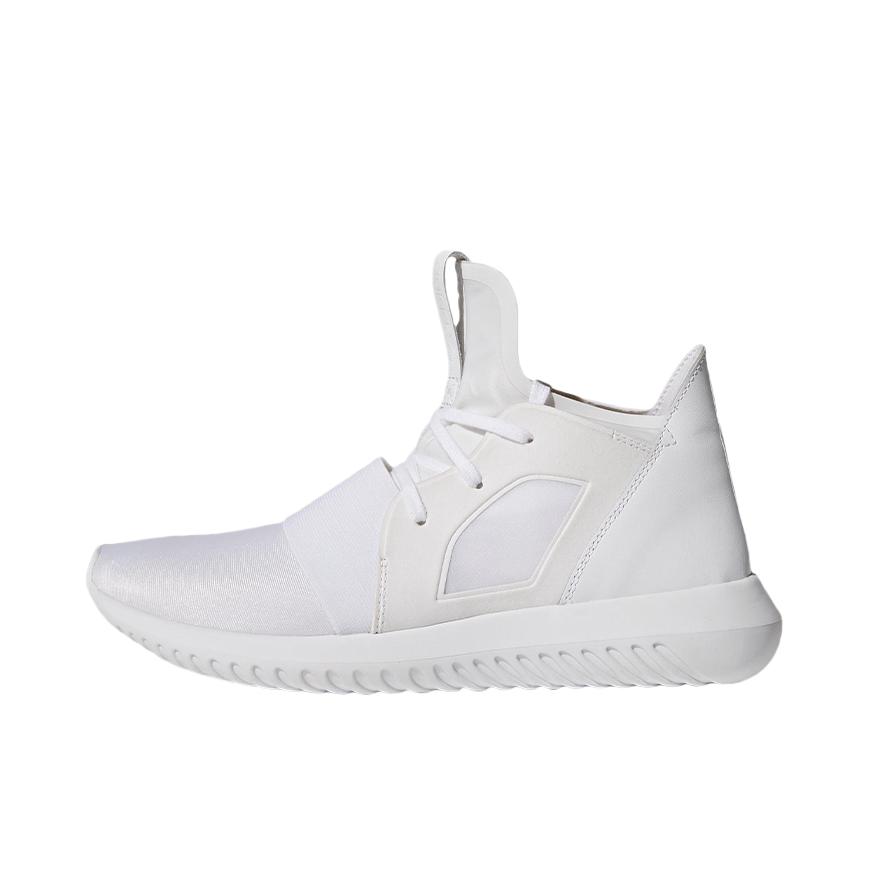推荐商品：adidas Originals Tubular Defiant 运动休闲鞋 轻便耐磨透气舒适时尚 Core White 帆白