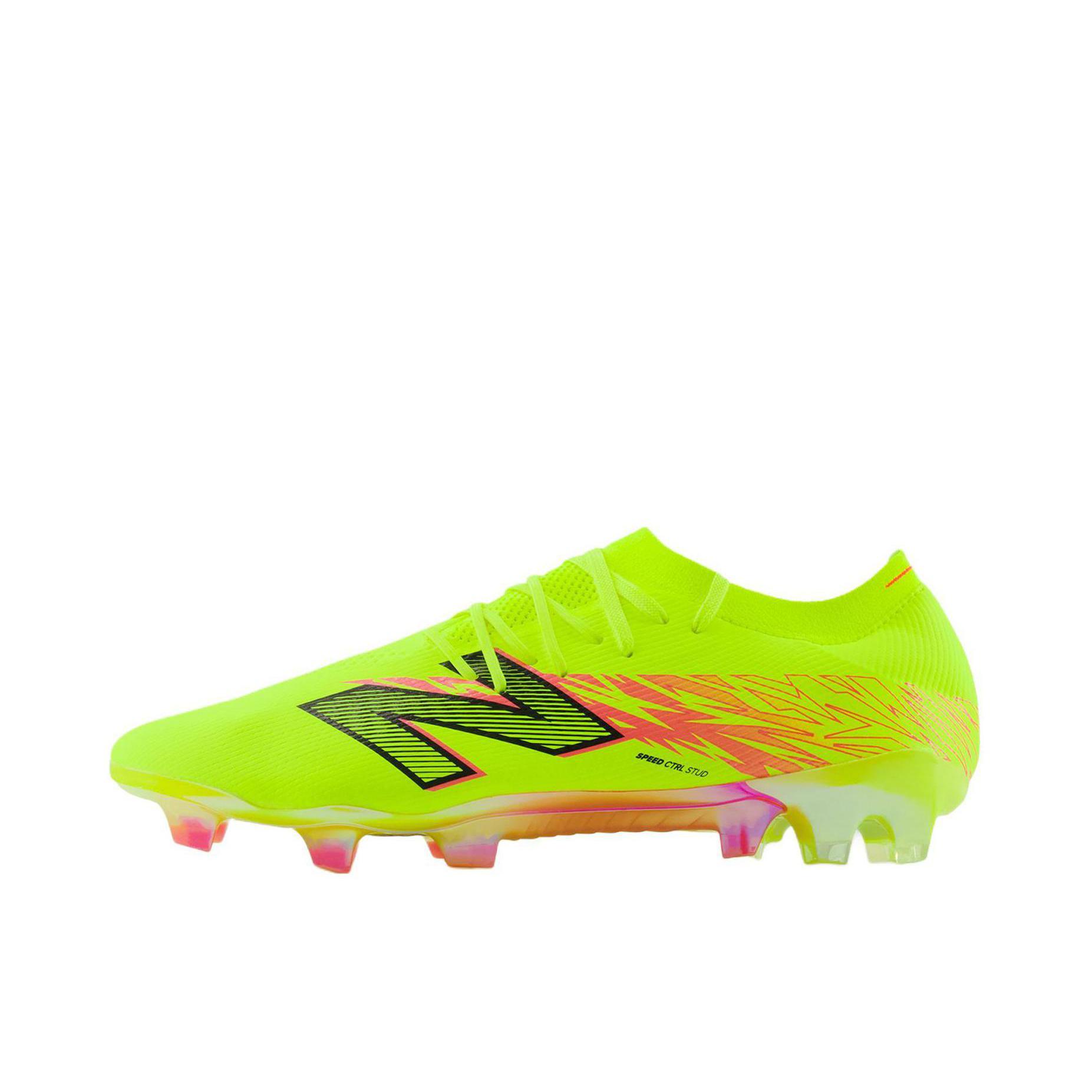 推荐商品：New Balance Furon ELITE V8 FG 防滑 耐磨 平跟 足球鞋 黄色