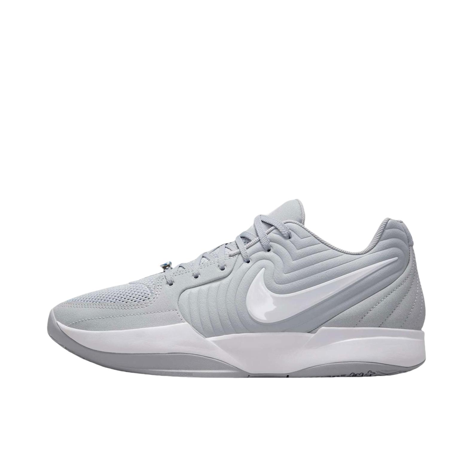推荐商品：Nike Ja 2 莫兰特2代 篮球鞋 抗扭低帮缓震稳定防滑耐 舒适百搭耐用时尚训练 灰色/白色