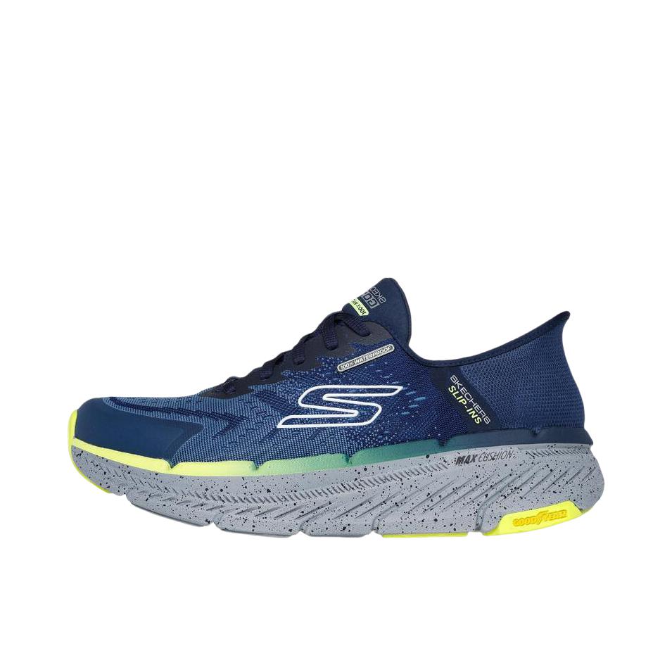 推荐商品：Skechers/斯凯奇 Max Cushioning Premier 2.0 Stanch 跑鞋 低帮休闲圆头厚底 海军蓝