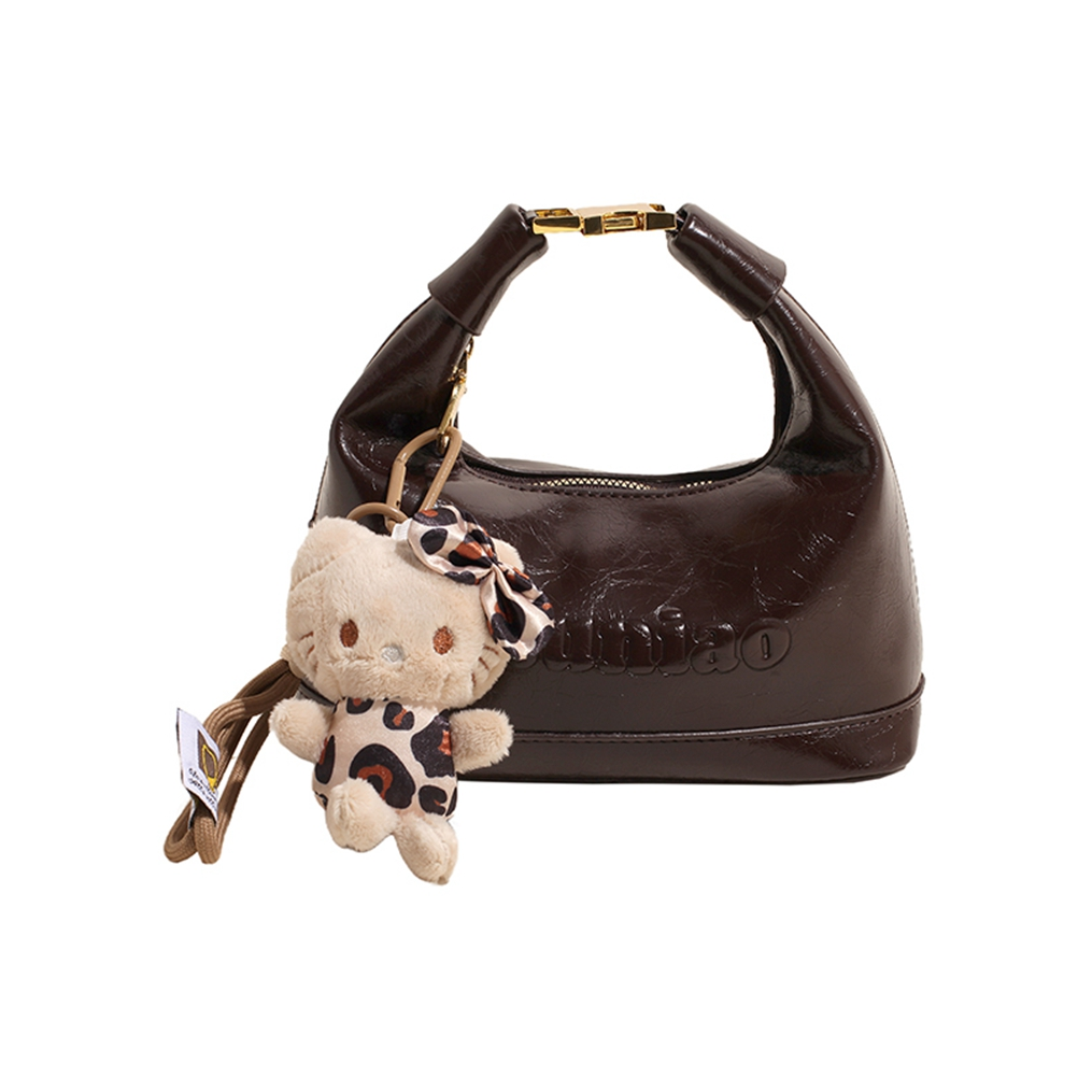 推荐商品：cariedo 2025新款高级感超火美拉德复古小众单肩饺子包斜挎包手提包