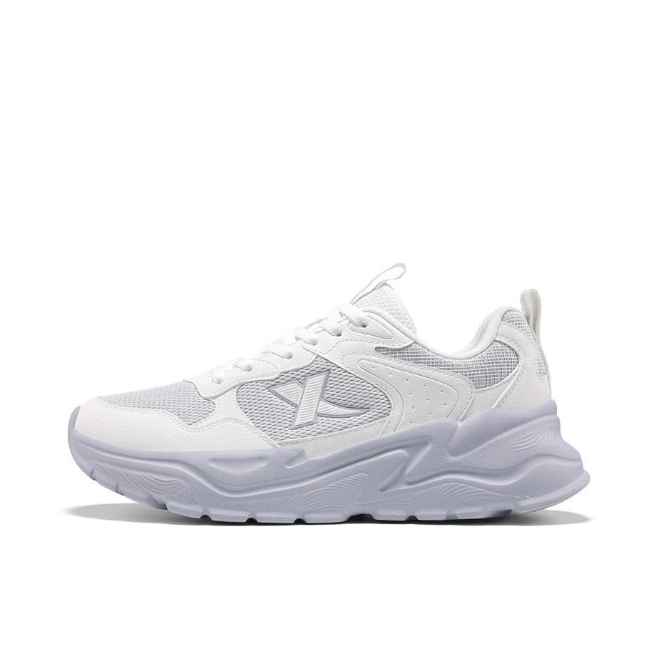 推荐商品：特步 轻悦 跑鞋 运动百搭透气回弹 女款/白色/灰色