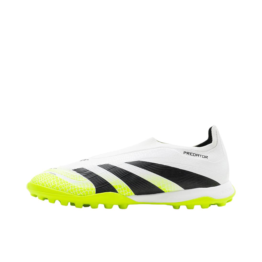 推荐商品：adidas Predator League FT TF 足球鞋 中端胶质碎钉人造草地硬地室外防滑耐磨 白色/黄色