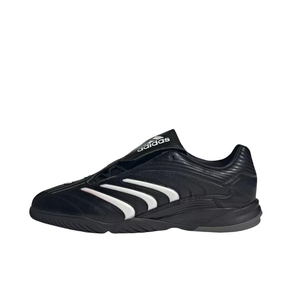 推荐商品：adidas Predator Sala IN 足球鞋 平底防滑耐磨低帮 黑色