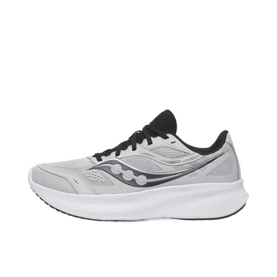 推荐商品：Saucony/索康尼 Cohesion 凝聚 18 跑鞋 百搭低帮厚底系带支撑减震 灰色
