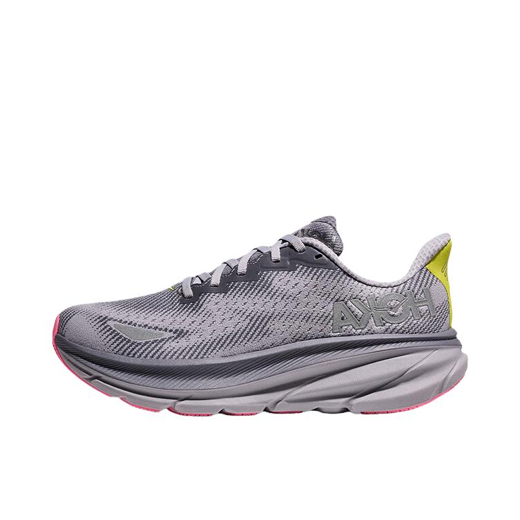 推荐商品：HOKA ONE ONE Clifton 9 克利夫顿 9 舒适减震 跑鞋 GTX/女款/天空灰/雾灰色 