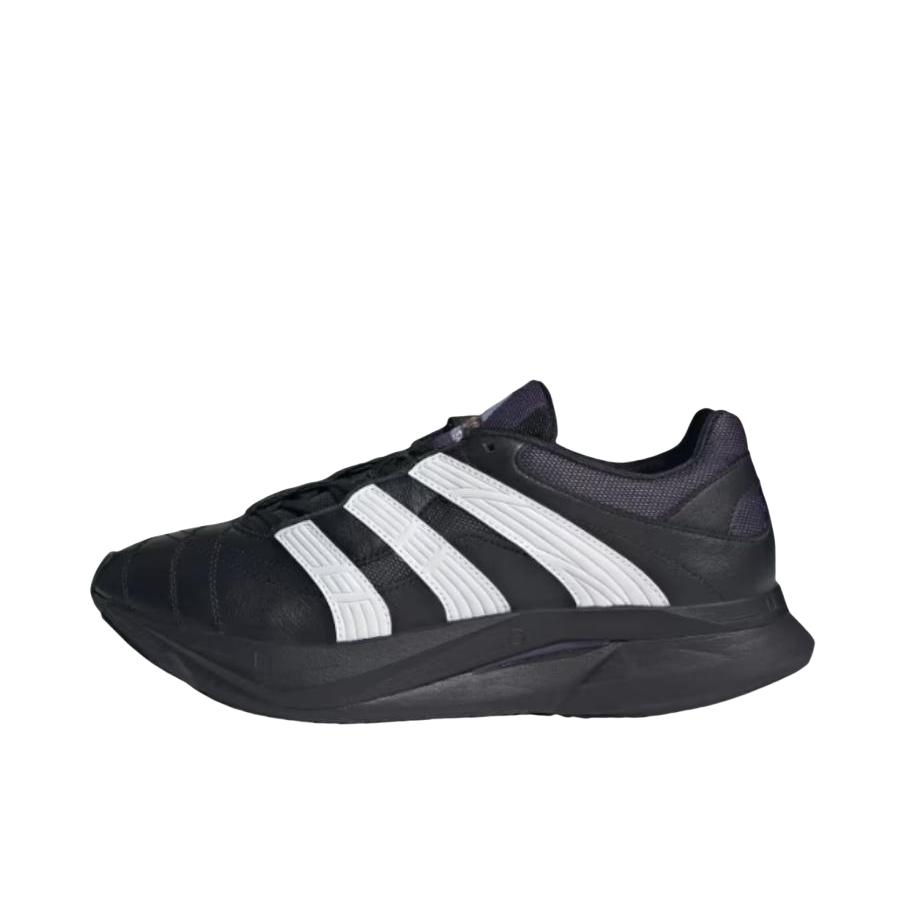 推荐商品：adidas Equipment Predator 跑鞋 运动个性百搭皮革 纯黑色/云朵白/极光紫